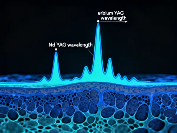 Sciton laser wavelength absorption spectrum analysis